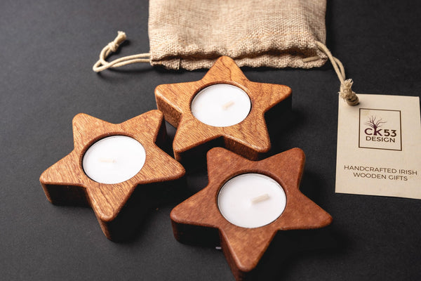 Set of 3 Tea-light Stars
