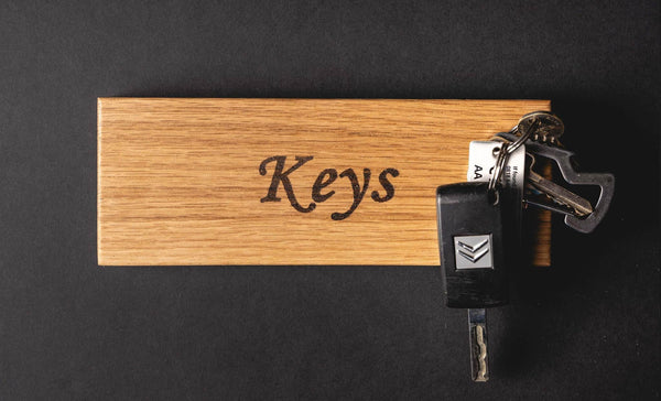 Oak Magnetic Key holder